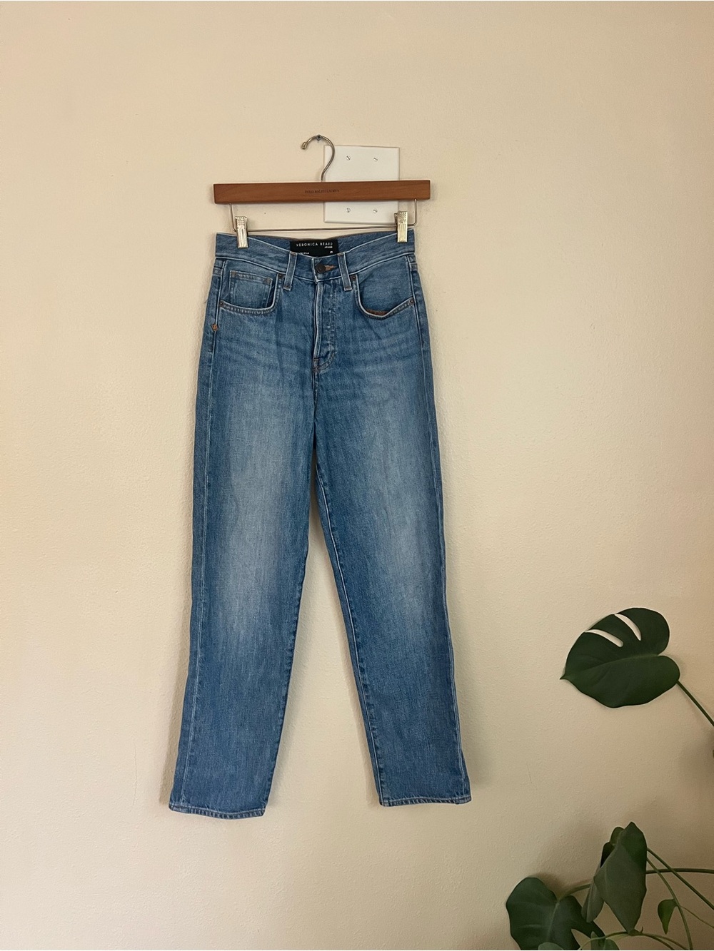Veronica Beard Blake Classic Straight High Rise